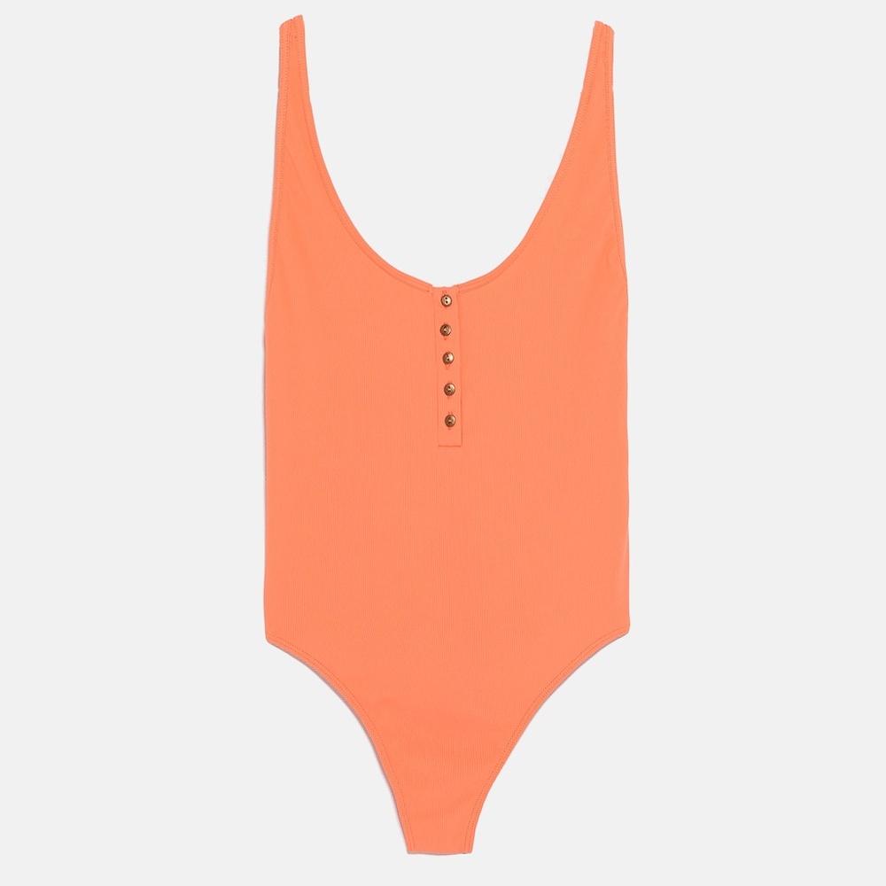 NWT Zara Buttoned Swimsuit